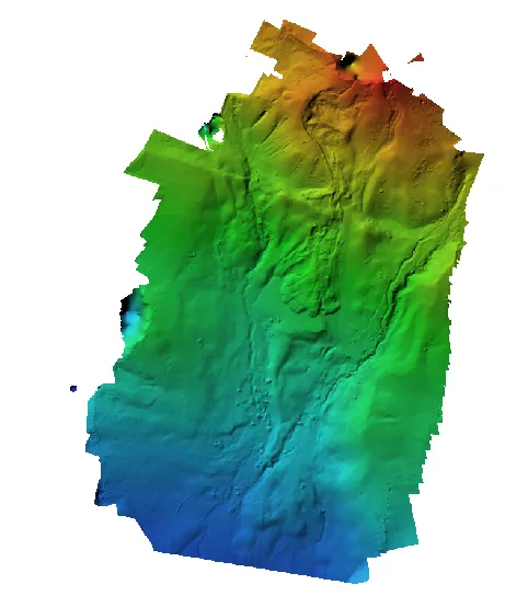 Цифровая модель рельефа по данным БПЛА Цифровая модель рельефа по данным БПЛА