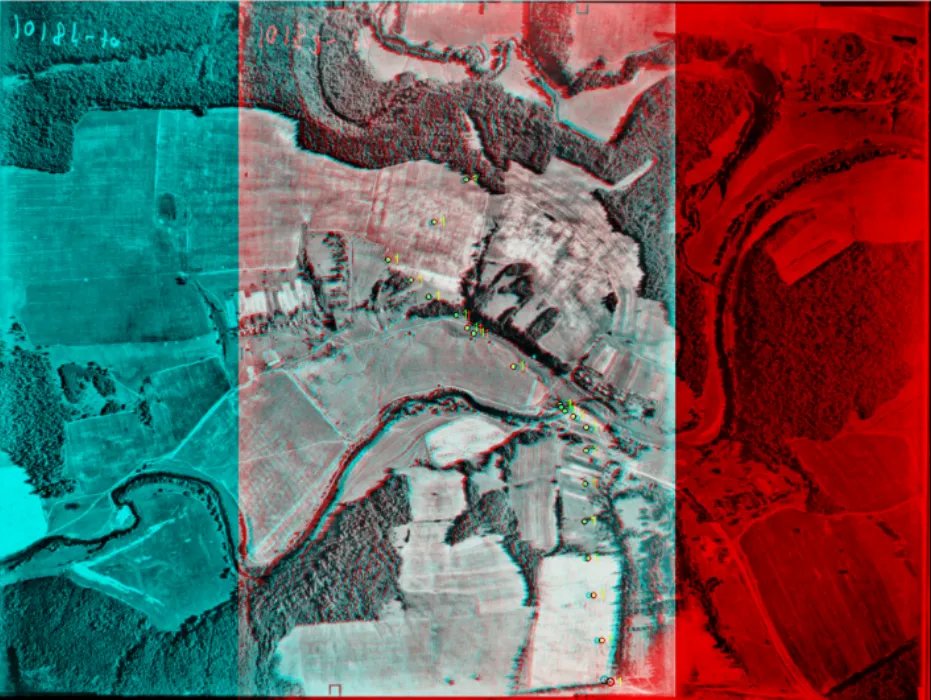 Стереоизмерения по стереопаре кадровых снимков Стереоизмерения по стереопаре кадровых снимков