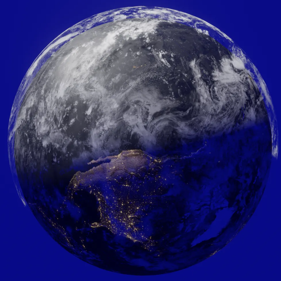 Создание 3D модели Земли в Blender Создание 3D модели Земли в Blender