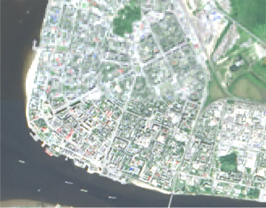 Снимок Landsat 8 до и после улучшение пространственного разрешения Снимок Landsat 8 до и после улучшение пространственного разрешения