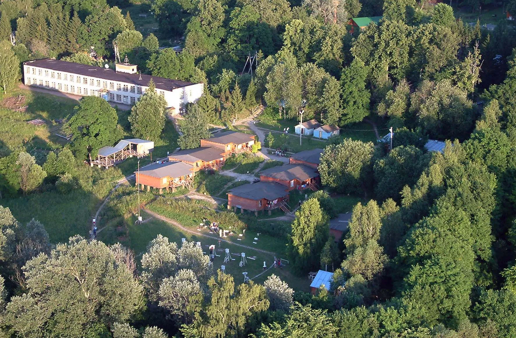 Сатинская УНБ, снятая студентами с квадрокоптера